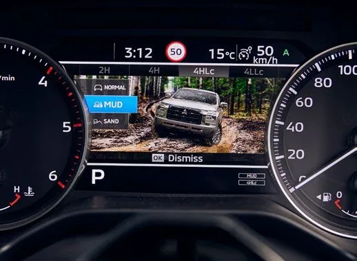 Seven drive modes on the driver display