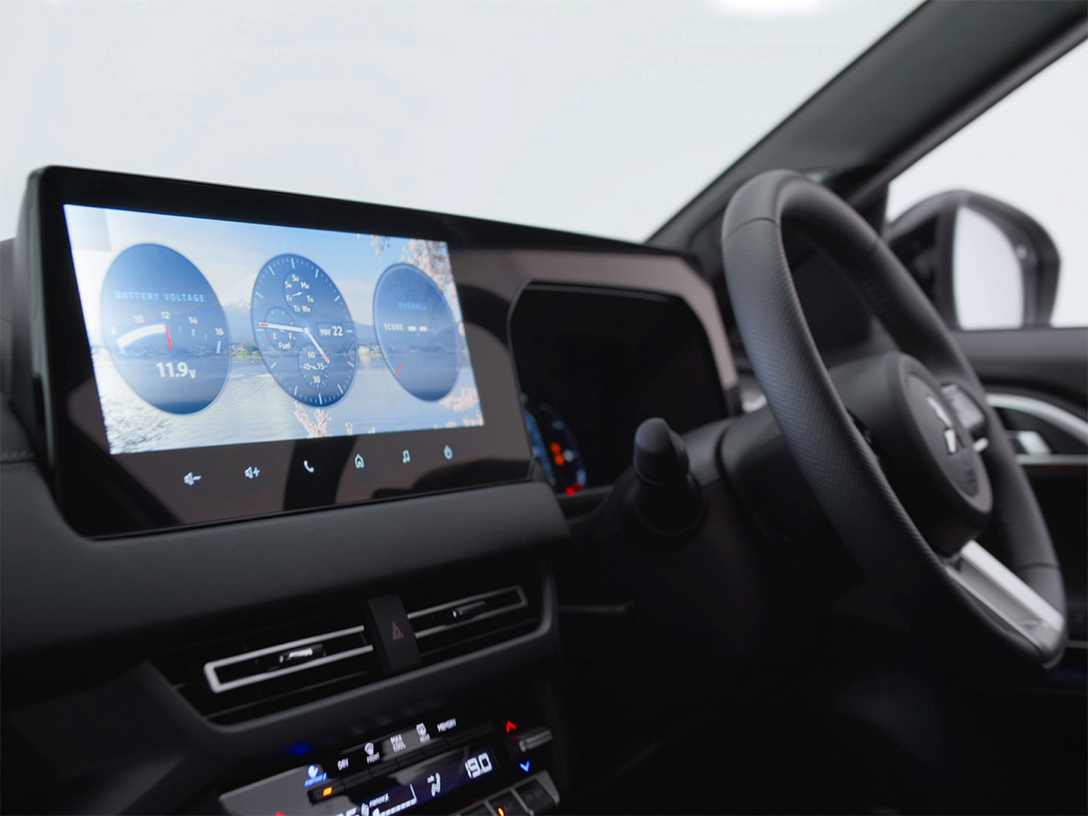 Outlander Sport HEV dashboard and digital displays