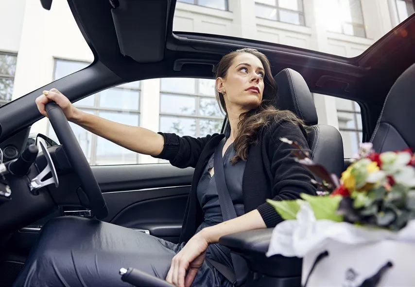 Interior of the Mitsubishi ASX with leather-appointed seats