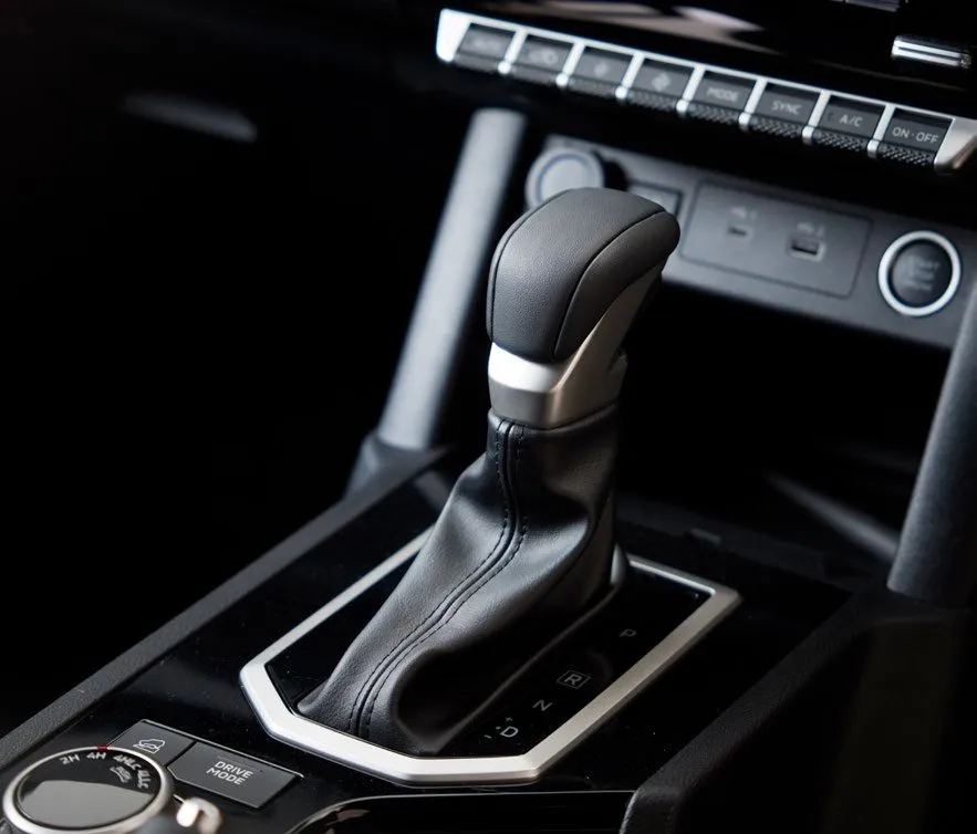Interior gear shifter and console