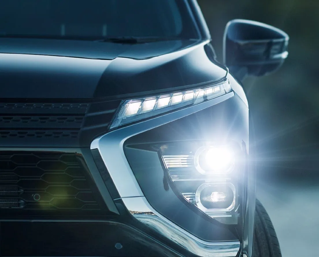 Eclipse Cross LED headlamp detail