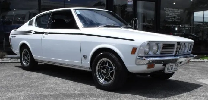 The restored 1973 Mitsubishi Galant Colt GTO GS2000