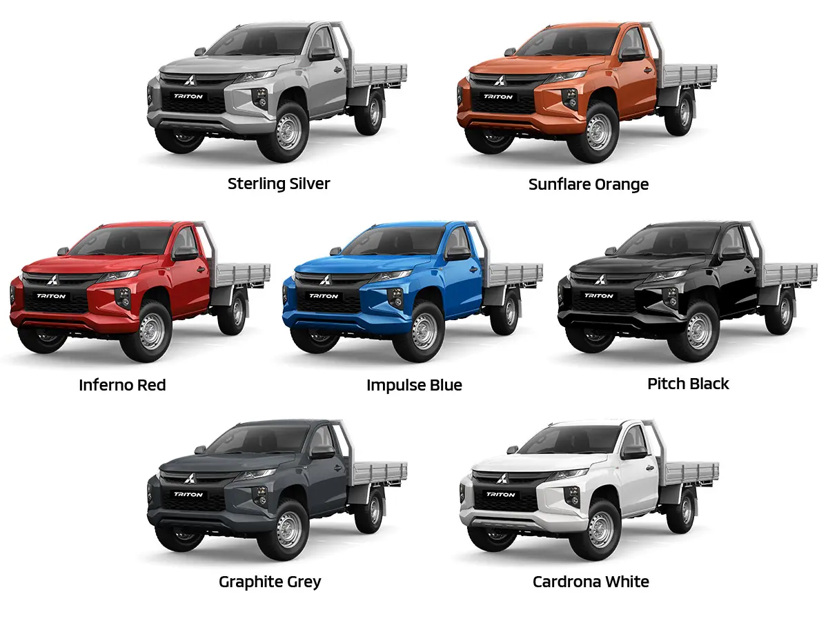 2024 Mitsubishi Triton GLX Single Cab Chassis 4WD 2.4L Diesel Turbo Auto