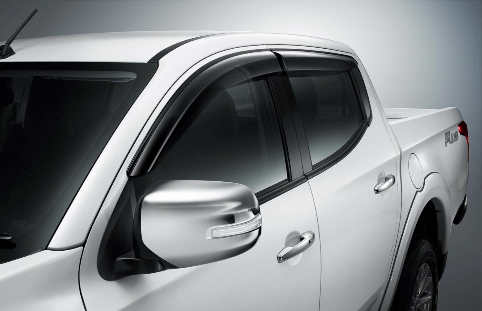 Triton Weather Shield Set Slimline Double Cab Bay City Mitsubishi