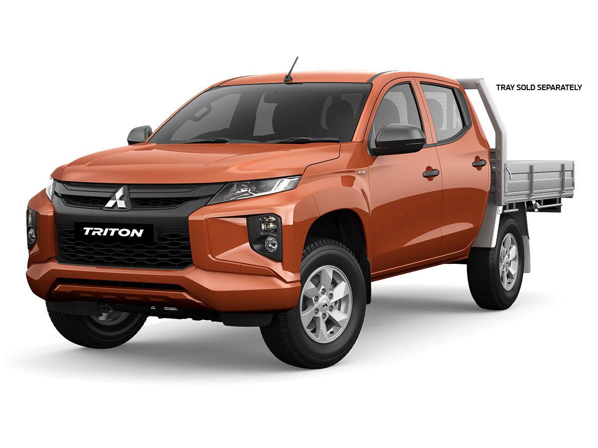 2022 Mitsubishi Triton GLX Double Cab Chassis 4WD 2.4L Diesel Turbo ...