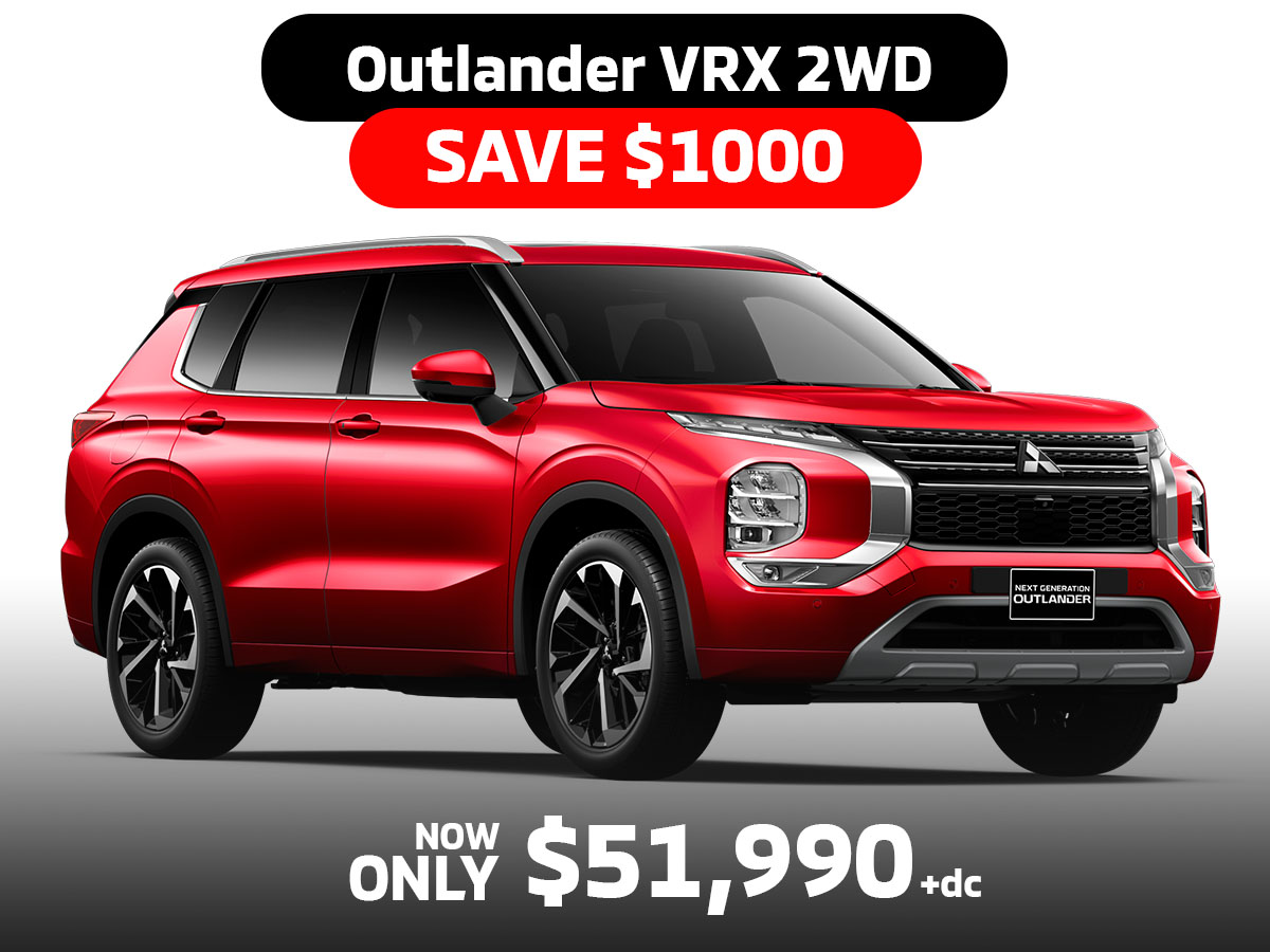2025 Mitsubishi Outlander VRX 2WD 7 Seater 2.5L Petrol Auto