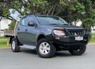 2018 Mitsubishi Triton GLX 4WD Flat Deck 2.4L Diesel Auto