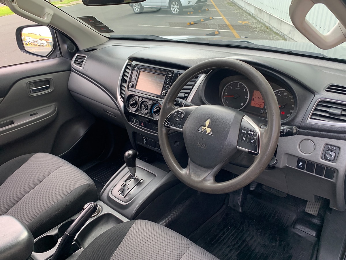 2018 Mitsubishi Triton GLX 4WD Flat Deck 2.4L Diesel Auto