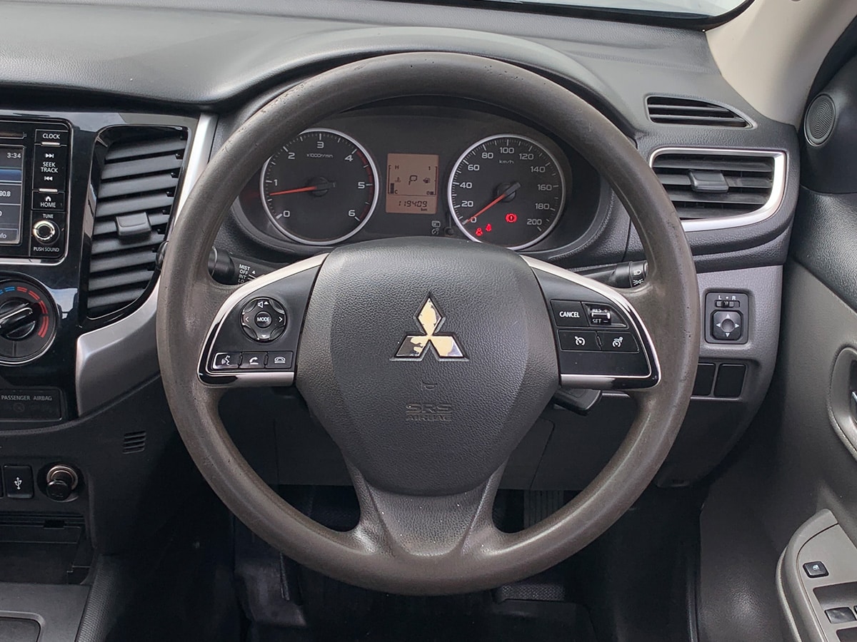 2018 Mitsubishi Triton GLX 4WD Flat Deck 2.4L Diesel Auto