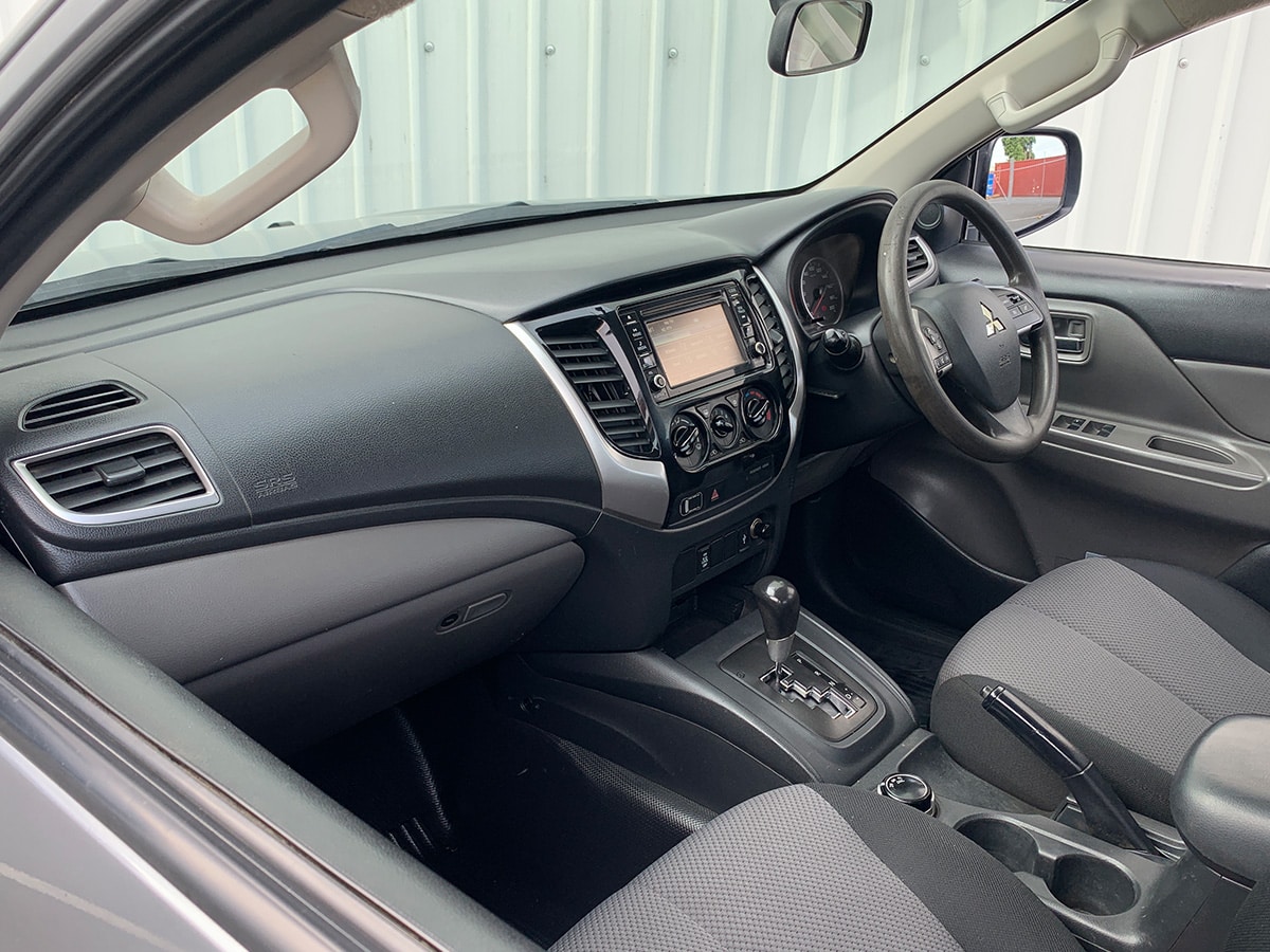 2018 Mitsubishi Triton GLX 4WD Flat Deck 2.4L Diesel Auto