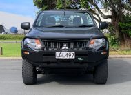 2018 Mitsubishi Triton GLX 4WD Flat Deck 2.4L Diesel Auto