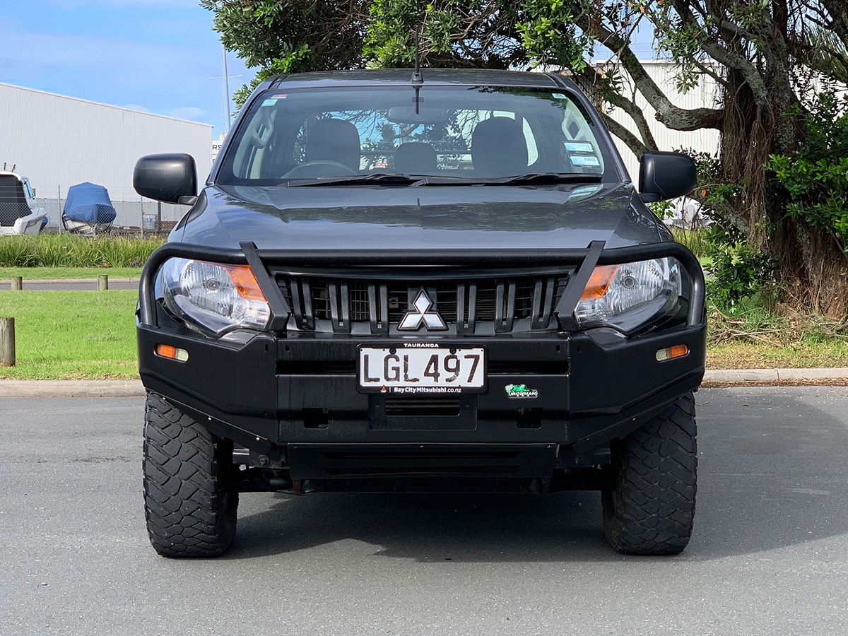 2018 Mitsubishi Triton GLX 4WD Flat Deck 2.4L Diesel Auto
