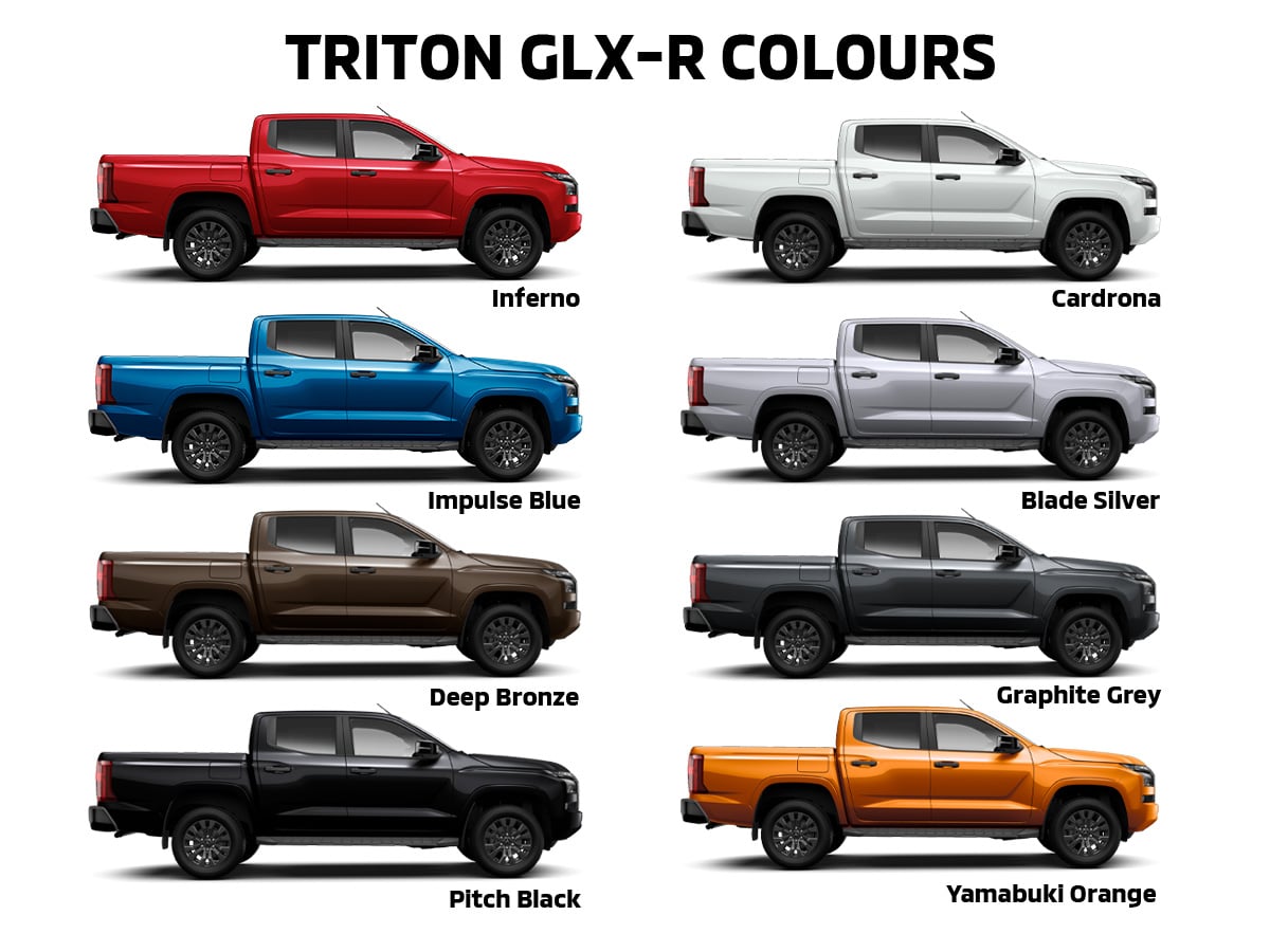 2026 Mitsubishi Triton GLXR 4WD 2.4L Bi-Turbo Diesel 6 Speed Auto