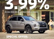 2026 Mitsubishi ASX Black Edition 2WD 2.0L